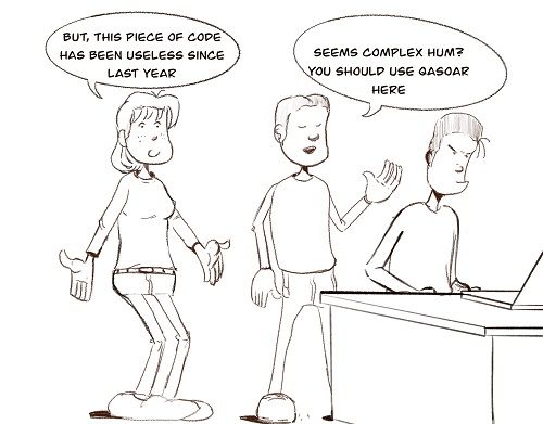 Do not refactor code that is useless