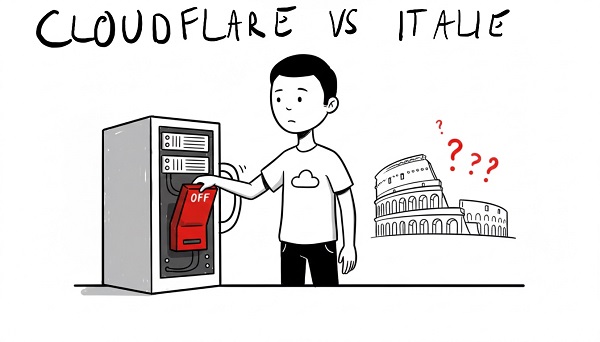 Cloudflare vs l'Italie : quand le blocage DNS devient un champ de bataille géopolitique