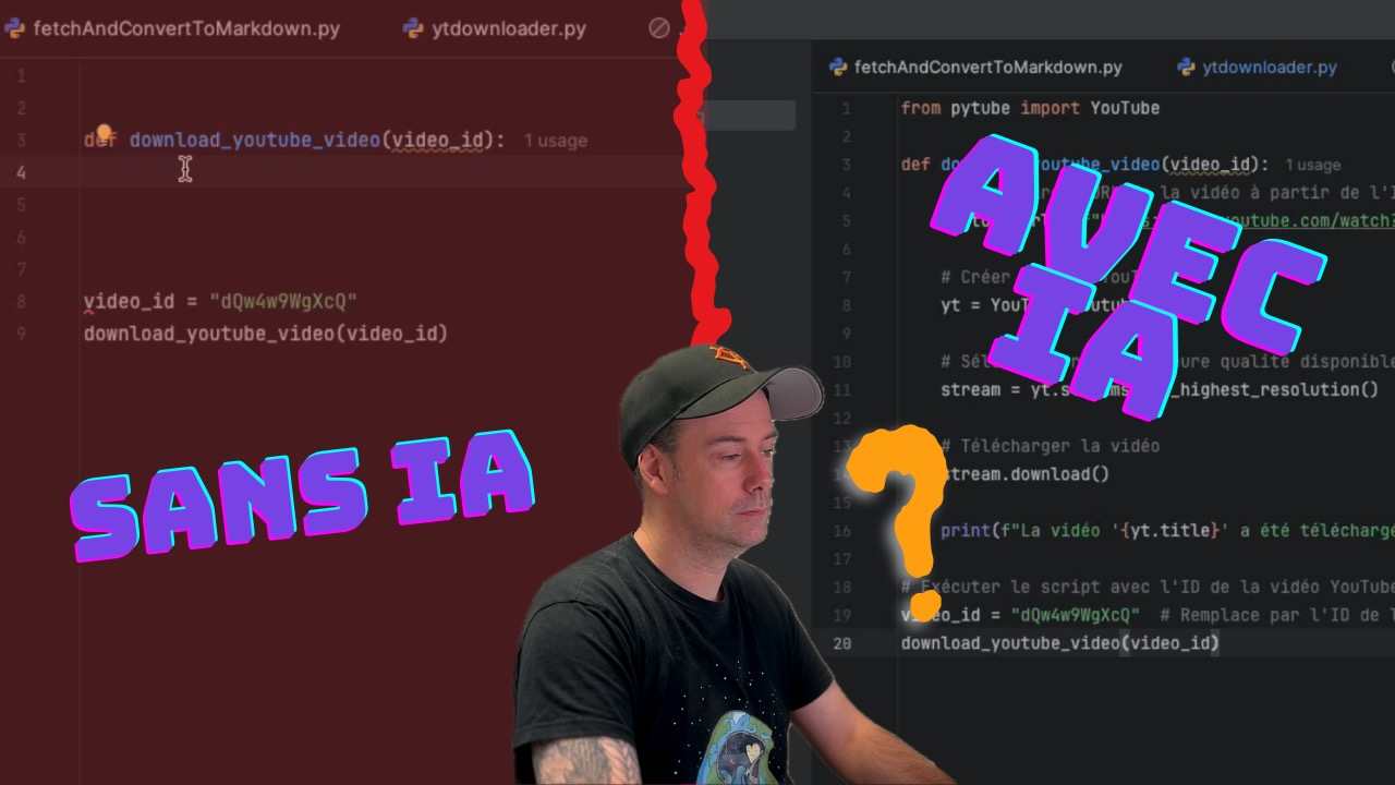 Comment j’ai automatisé la récupération de vidéos Youtube avec un script Python et de l’IA