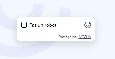 "Je ne suis pas un robot"