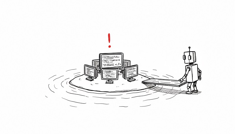 Illustration de l'article : Quand le code devient une commodité : La montée des sociétés AI natives